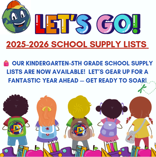  school supply lists